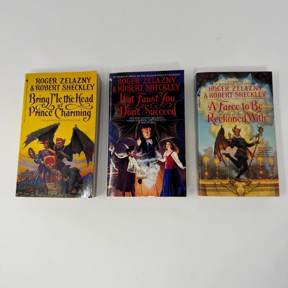 Bring Me the Head of Prince Charming, Roger Zelazny Lot of 3 Complete Series